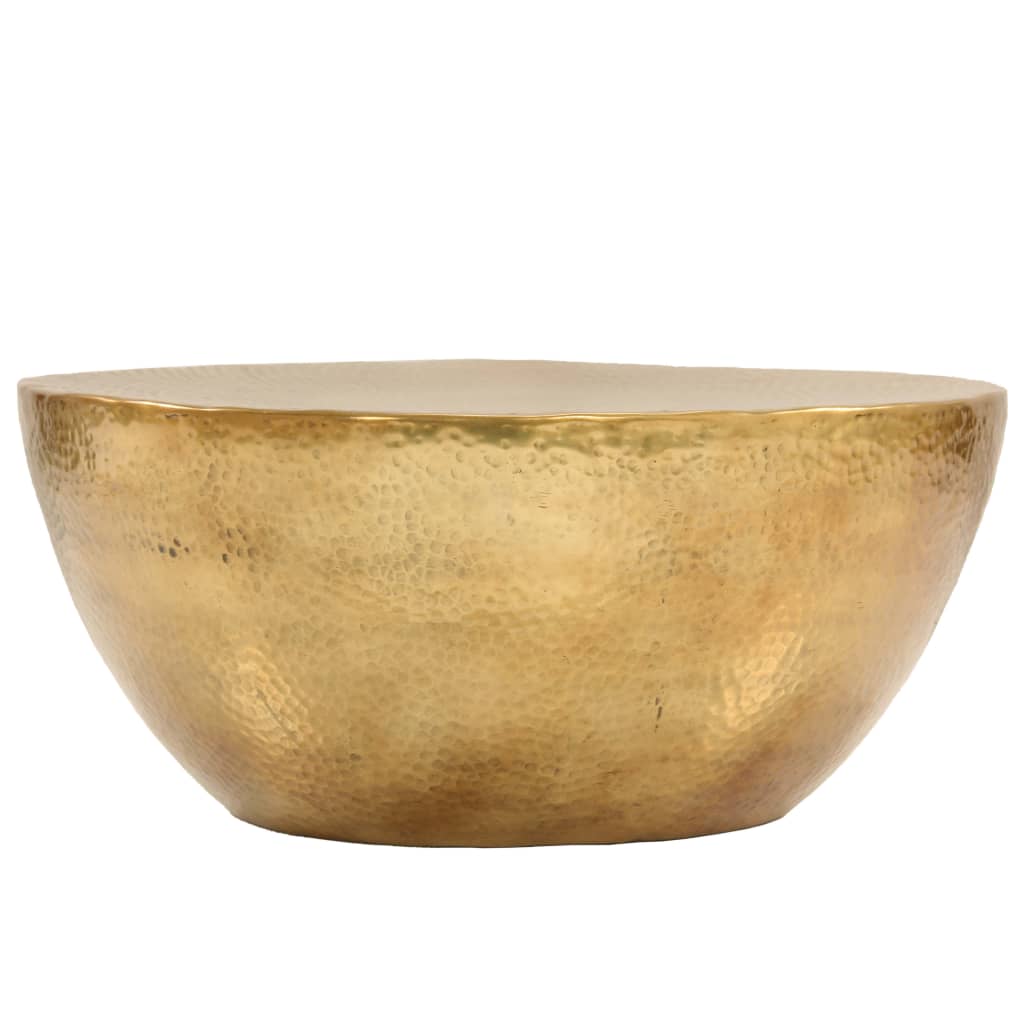 Soffbord DIV. hamrad aluminium 70x30 cm mässing