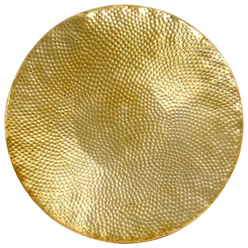 Soffbord DIV. hamrad aluminium 70x30 cm mässing