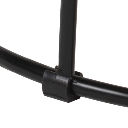 Soffbord Trä massivt mangoträ och stål 50x40 cm