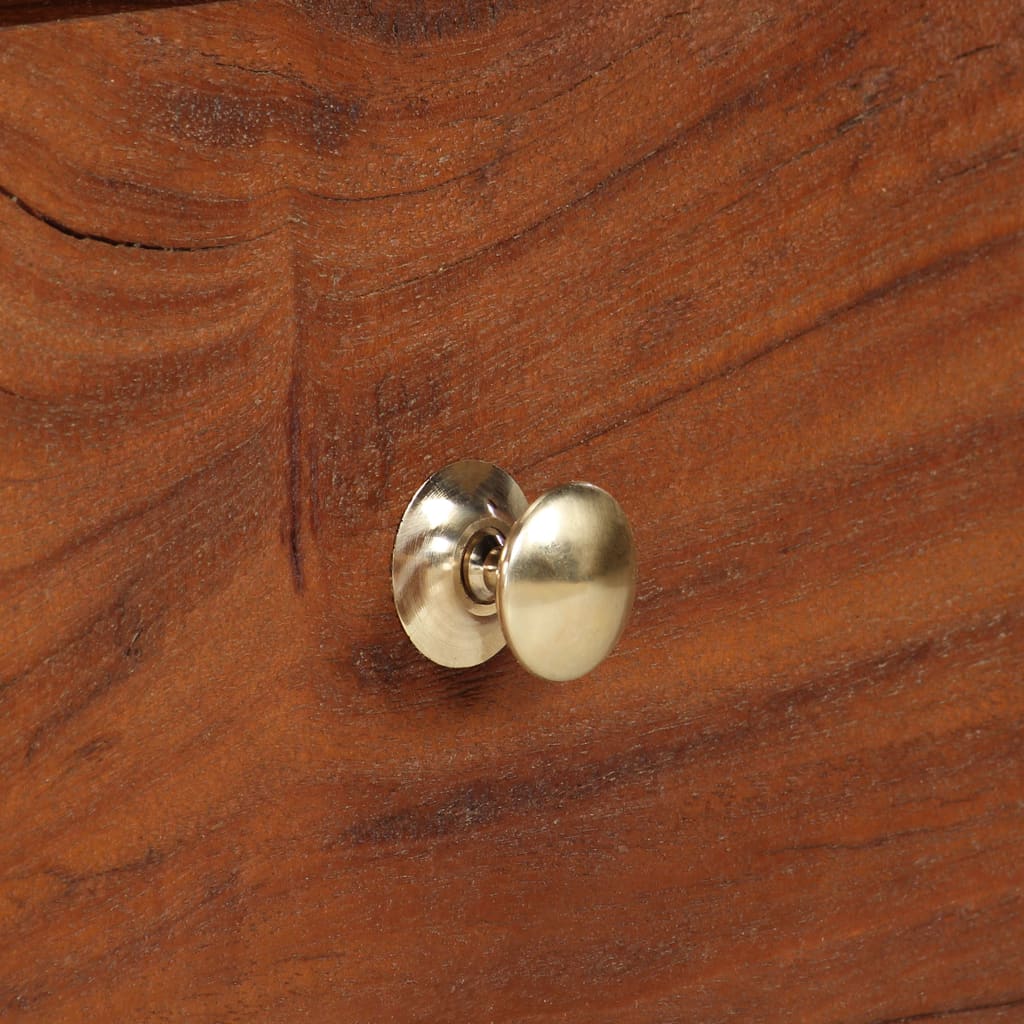 TV-Möbel Trä TV-Bänk massivt återvunnet Trä 140x30x40 cm