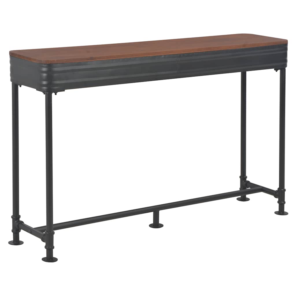 Avlastningsbord Konsollbord Trä med 2 lådor 120x30x75 cm massivt granträ