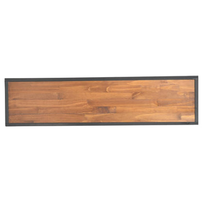 TV-Möbel Trä TV-Bänk med 2 lådor 120x30x40 cm massiv furu