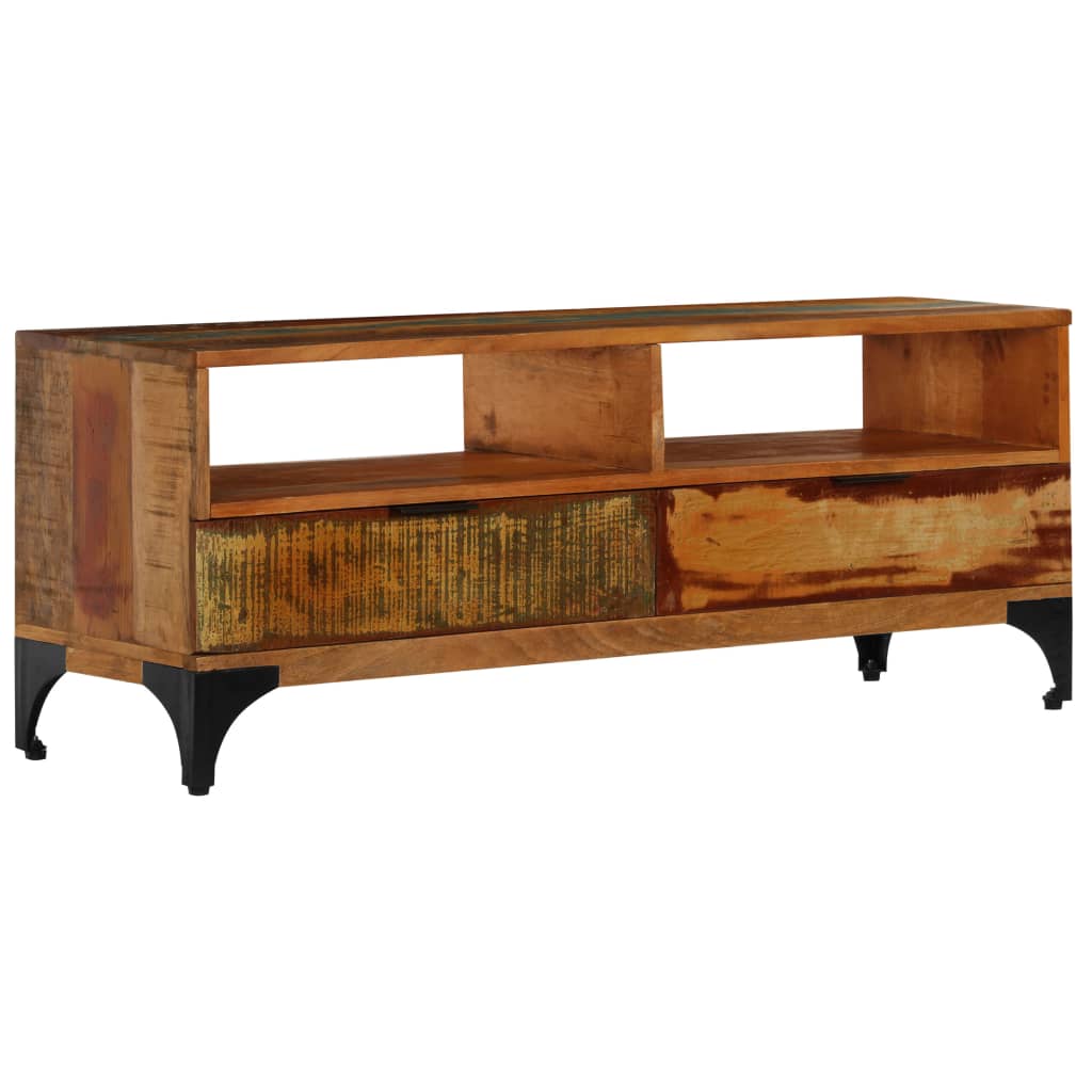 TV-Möbel Trä TV-Bänk 118x35x45 cm massivt återvunnet trä