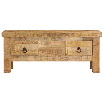Soffbord Trä 90x45x35 cm massivt mangoträ