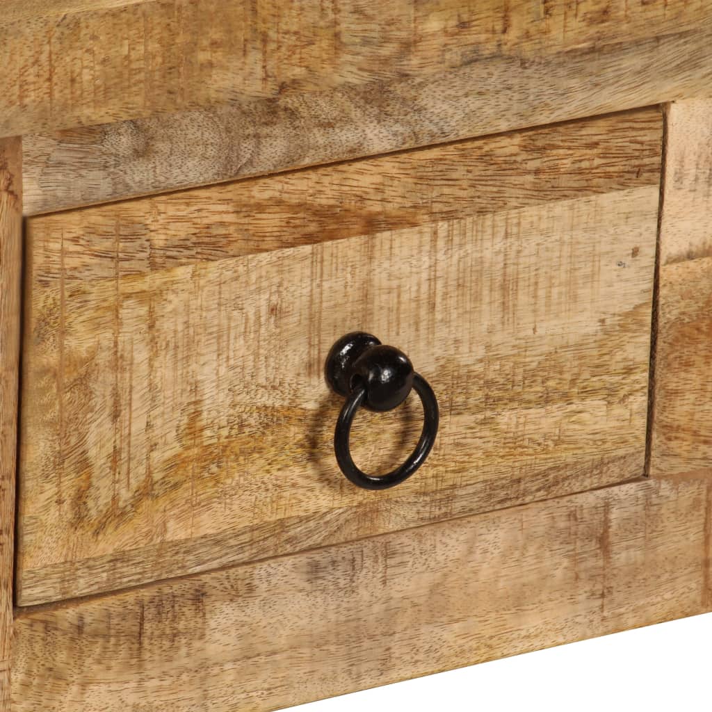Soffbord Trä 90x45x35 cm massivt mangoträ