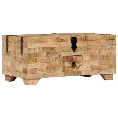 Soffbord Trä massivt mangoträ 80x40x35 cm