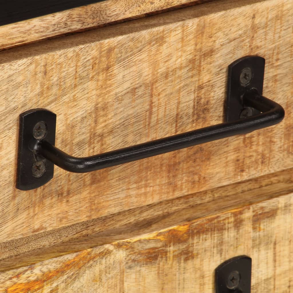 TV-Möbel Trä TV-Bänk med lådor 120x30x40 cm massivt mangoträ