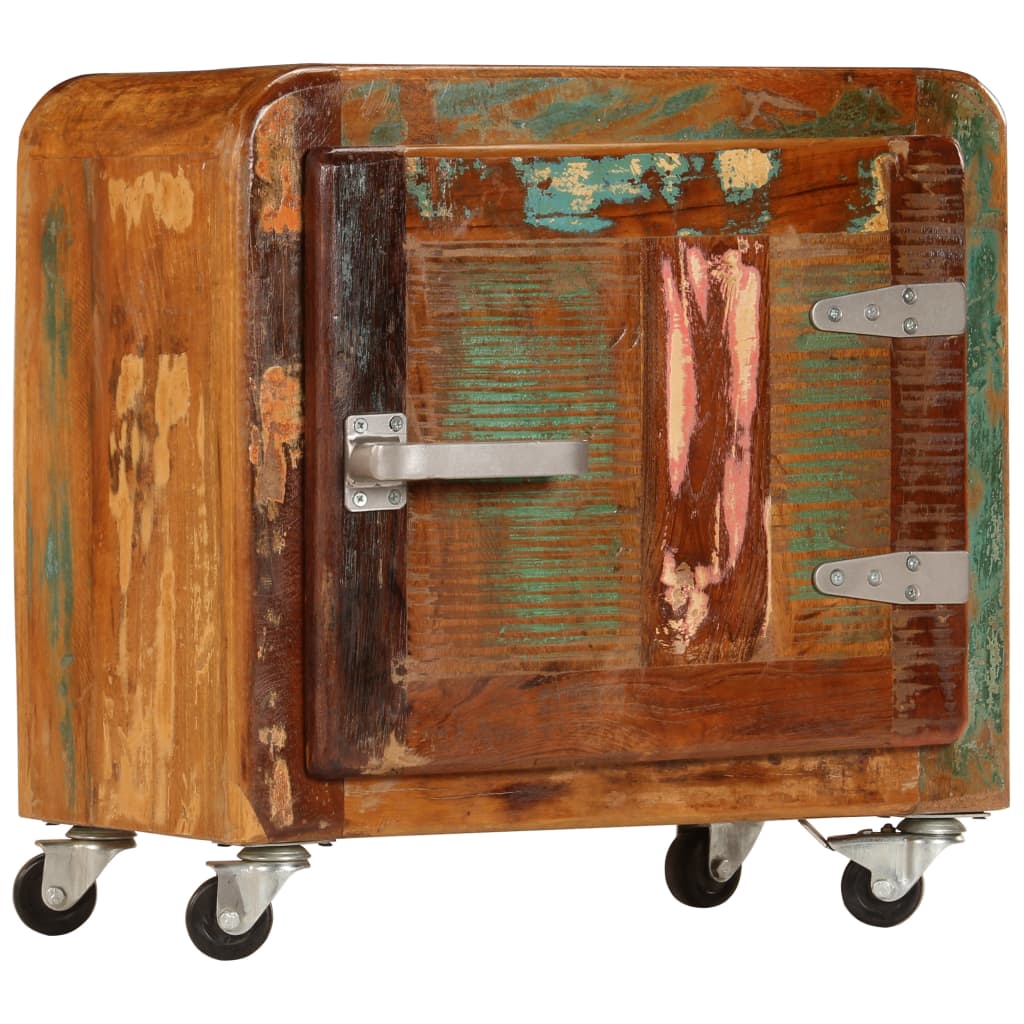 Sängbord Nattduksbord Trä 50x30x50 cm massivt återvunnet trä