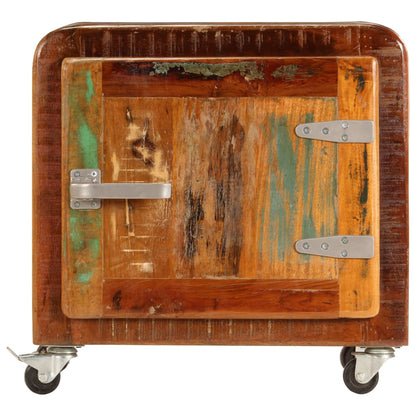 Sängbord Nattduksbord Trä 50x30x50 cm massivt återvunnet trä