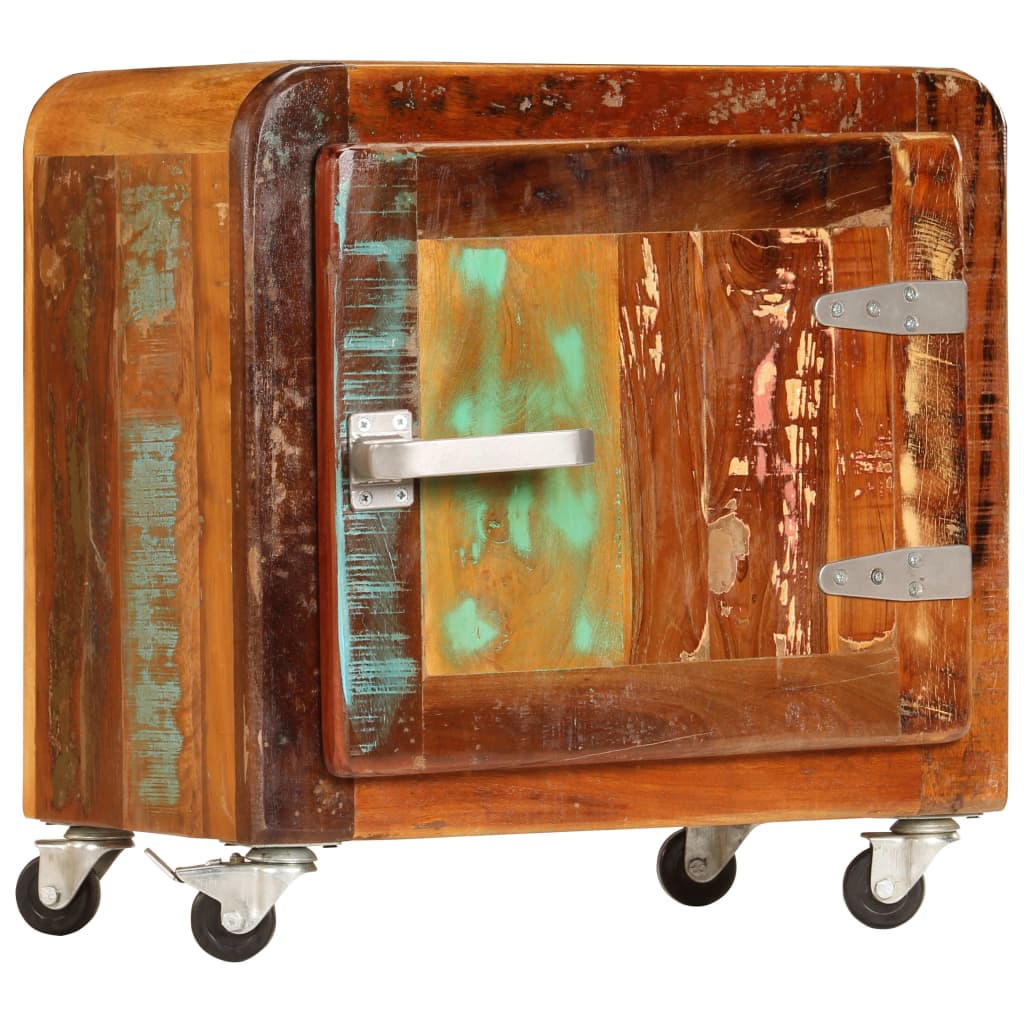 Sängbord Nattduksbord Trä 50x30x50 cm massivt återvunnet trä