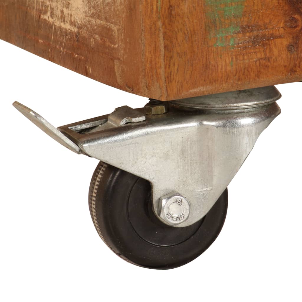 Sängbord Nattduksbord Trä 50x30x50 cm massivt återvunnet trä