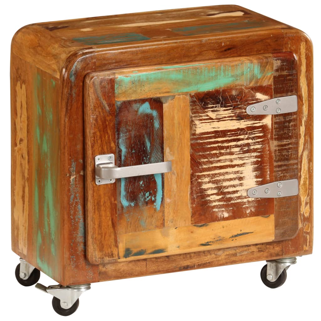 Sängbord Nattduksbord Trä 50x30x50 cm massivt återvunnet trä