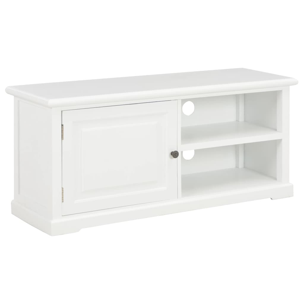 TV-Möbel Vit TV-Bänk 90x30x40 cm trä