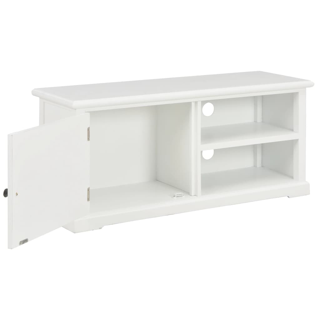 TV-Möbel Vit TV-Bänk 90x30x40 cm trä