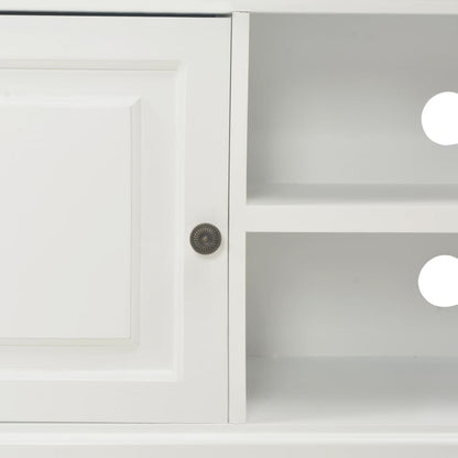 TV-Möbel Vit TV-Bänk 90x30x40 cm trä