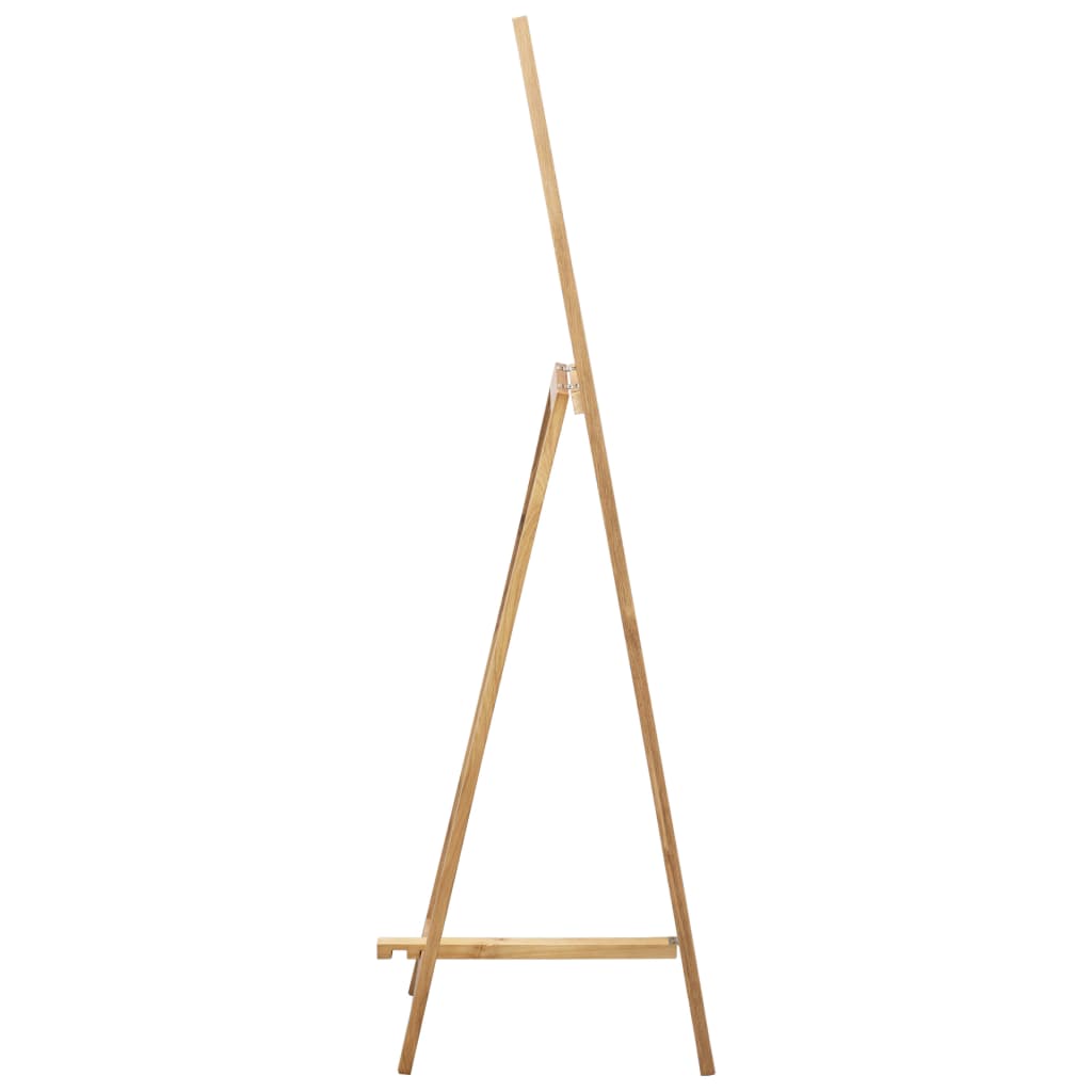 Väggspegel 48x46,5x150 cm massiv ek