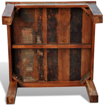 Soffbord Trä fyrkantigt återvunnet trä