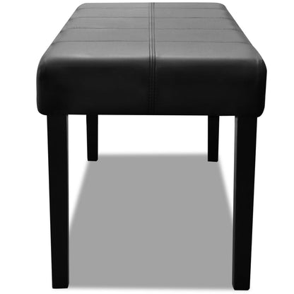 Hallbänk konstläder Svart