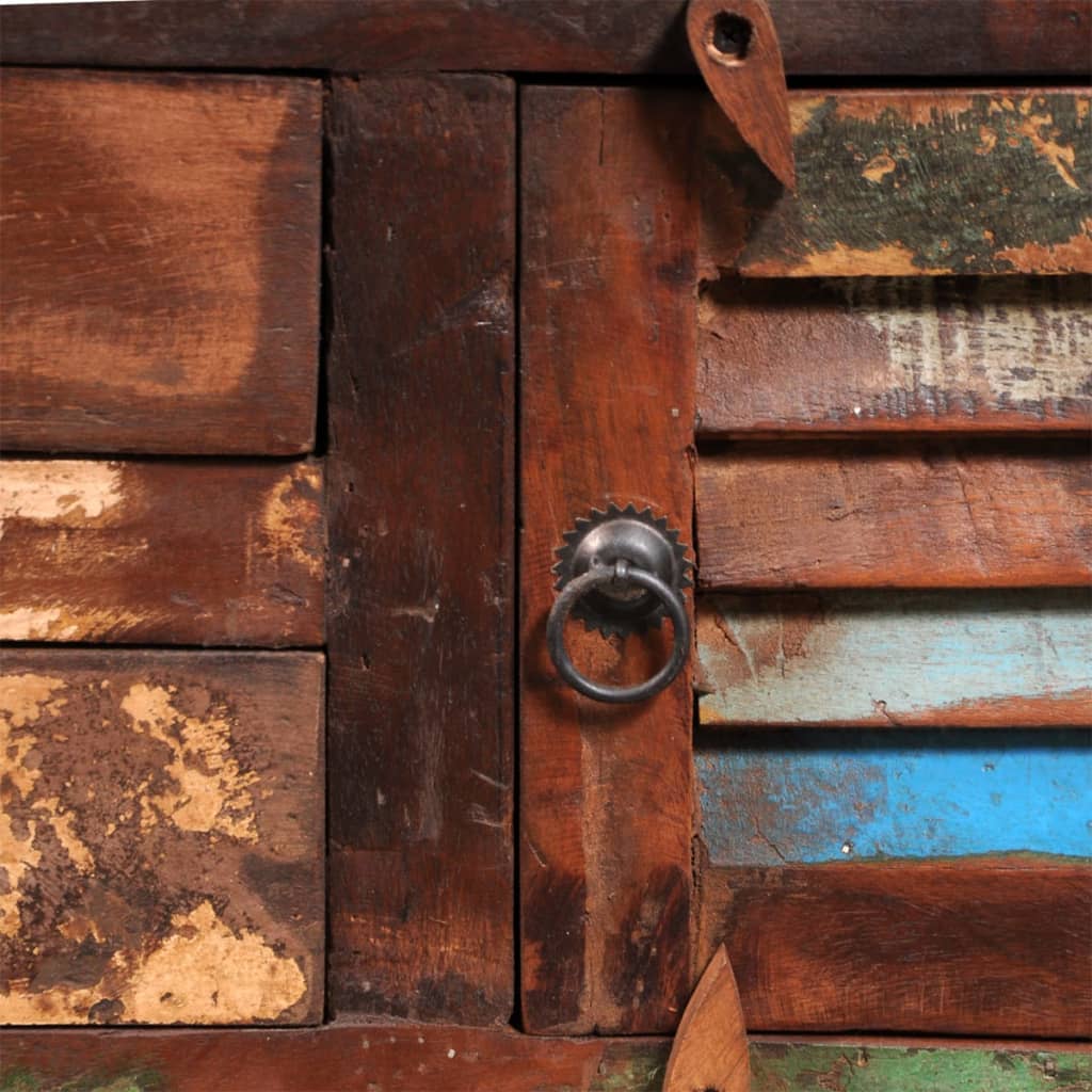 TV-Möbel Trä TV-Bänk Hi-Fi sidoskåp återvunnet massivt trä