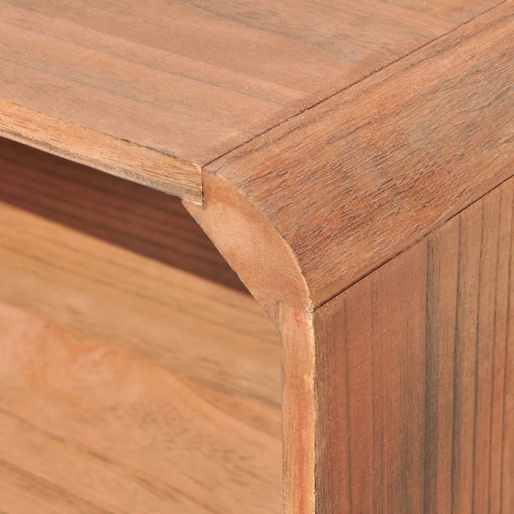 Soffbord Trä 90x55,5x38,5 cm massiv paulownia Brun