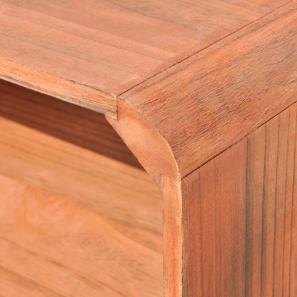 Soffbord Trä 90x55,5x38,5 cm massiv paulownia Brun