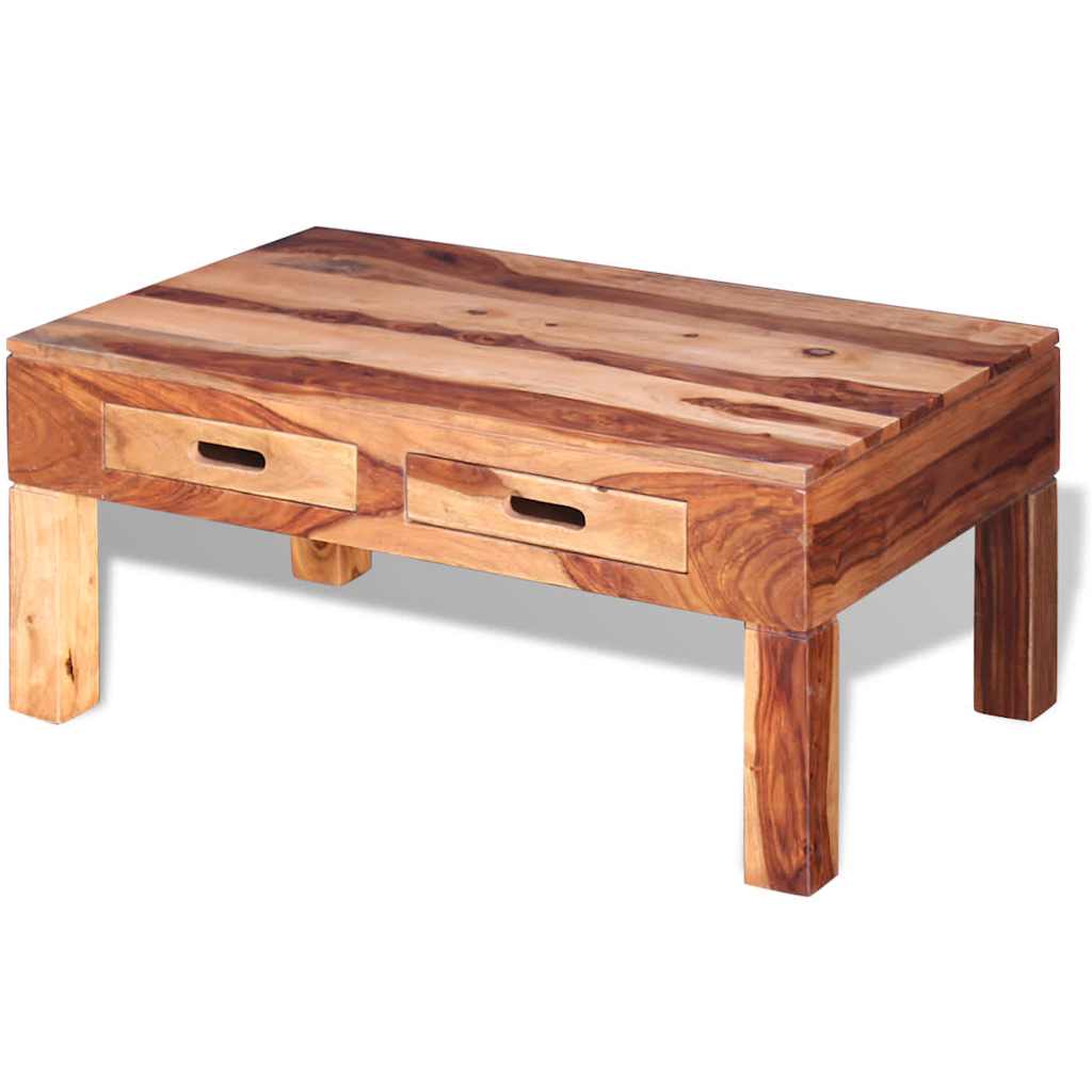 Soffbord Trä massivt sheshamträ