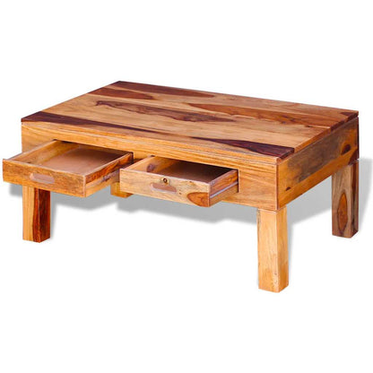 Soffbord Trä massivt sheshamträ