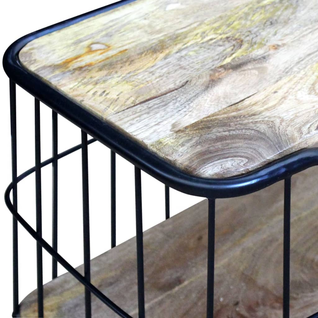 TV-Möbel Trä TV-Bänk massivt mangoträ 100x40x45 cm