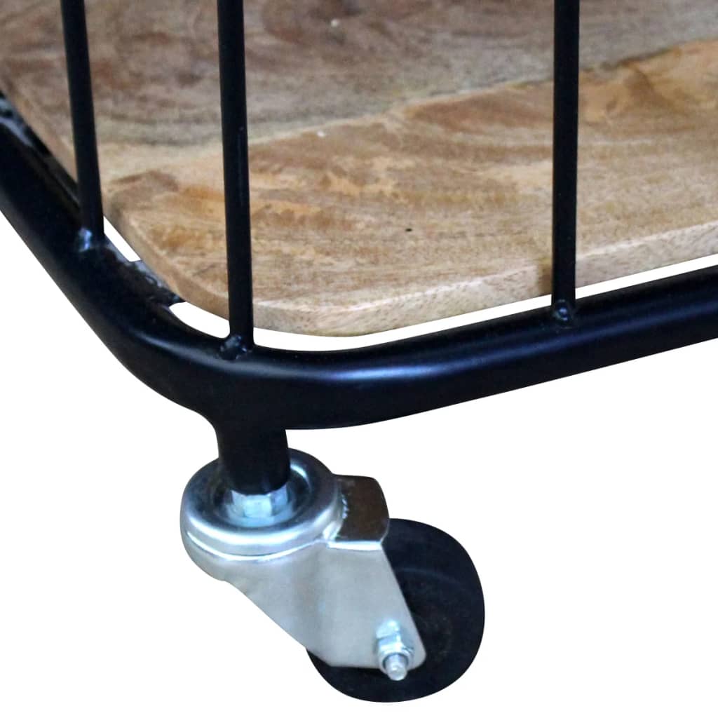 TV-Möbel Trä TV-Bänk massivt mangoträ 100x40x45 cm