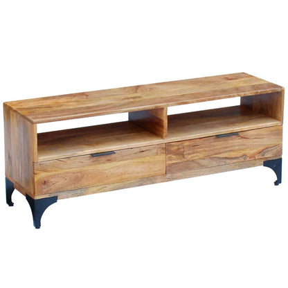 TV-Möbel Trä TV-Bänk mangoträ 120x35x45 cm