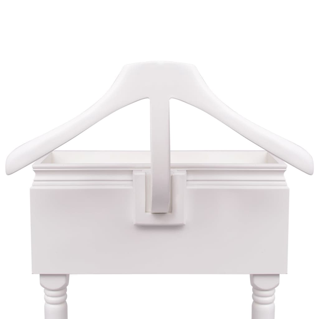 Hallmöbler Klädställ med skåp Trä vit