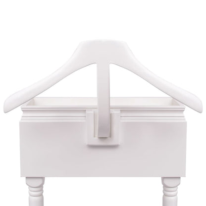 Hallmöbler Klädställ med skåp Trä vit