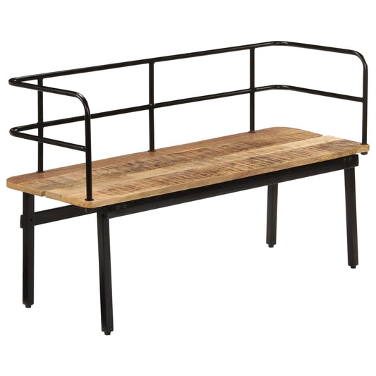 Hallbänk 120x40x70 cm massivt mangoträ