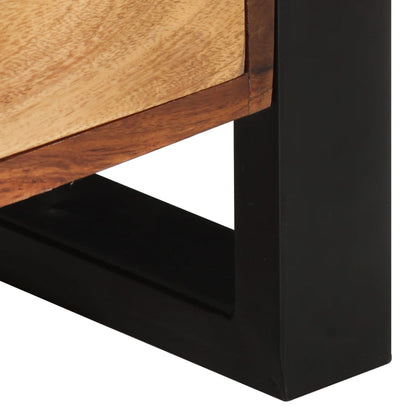 TV-Möbel Trä TV-Bänk 120x35x45 cm massivt sheshamträ