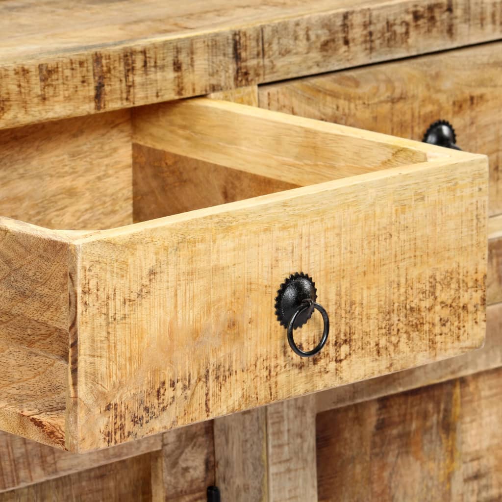 Skänk Trä 120x35x76 cm massivt mangoträ