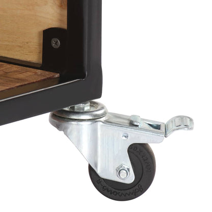 Soffbord Trä 70x70x32 cm massivt akaciaträ