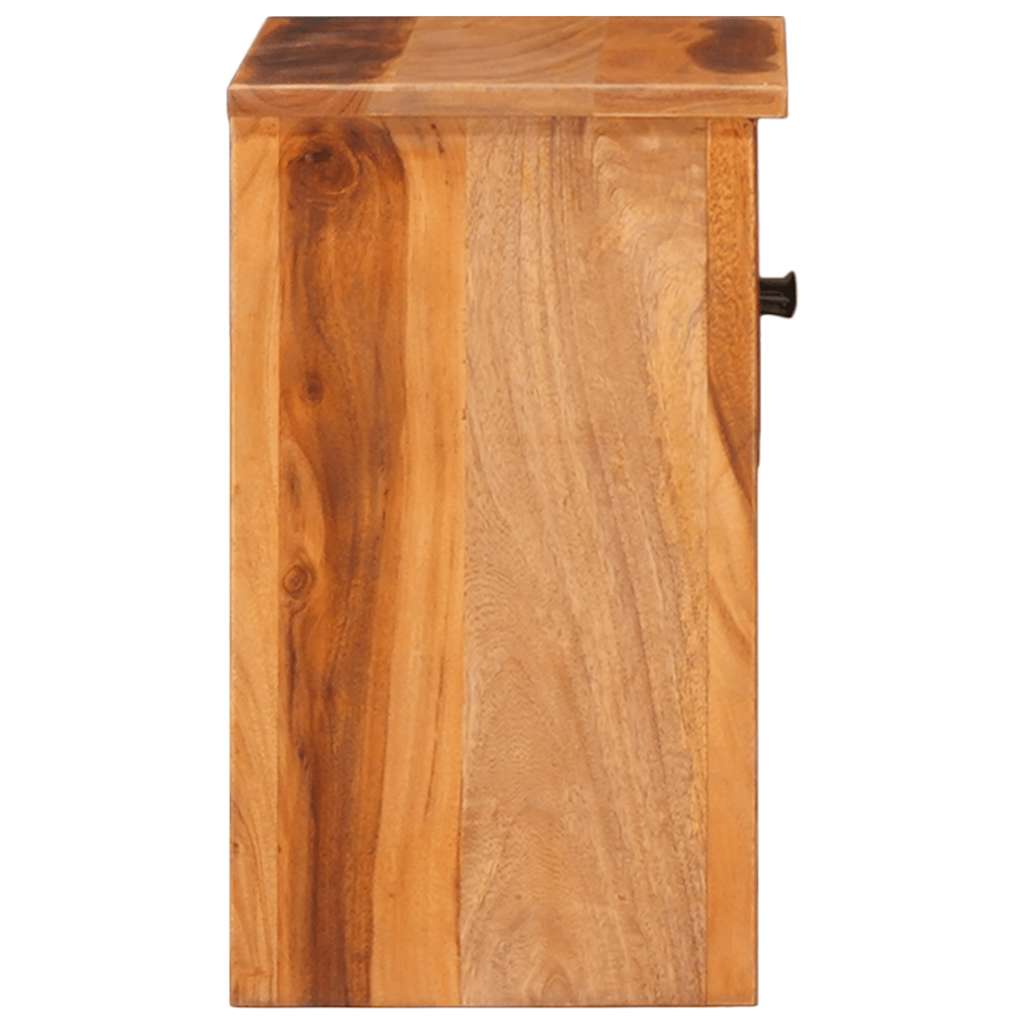 Sängbord 40x30x50 cm massivt trä