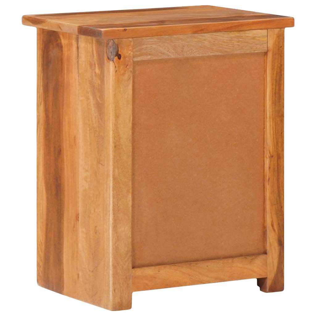 Sängbord 40x30x50 cm massivt trä