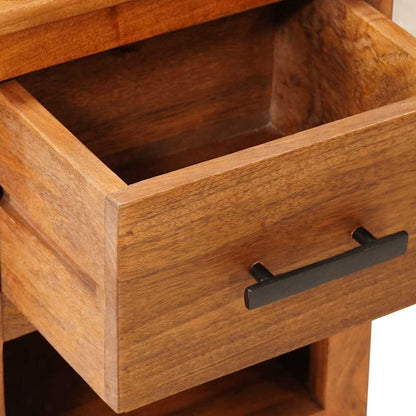 Sängbord 40x30x50 cm massivt trä