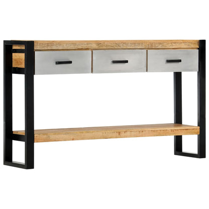 Avlastningsbord Konsollbord Trä 130x30x76 cm massivt mangoträ