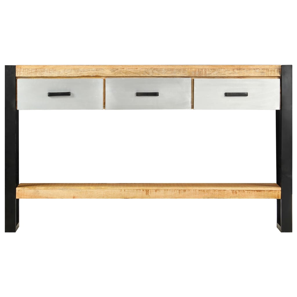 Avlastningsbord Konsollbord Trä 130x30x76 cm massivt mangoträ