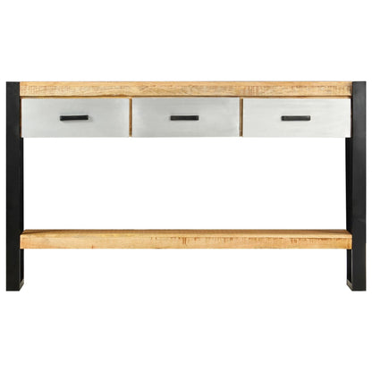 Avlastningsbord Konsollbord Trä 130x30x76 cm massivt mangoträ