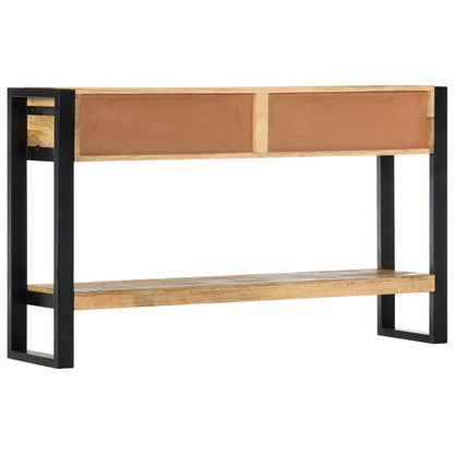 Avlastningsbord Konsollbord Trä 130x30x76 cm massivt mangoträ