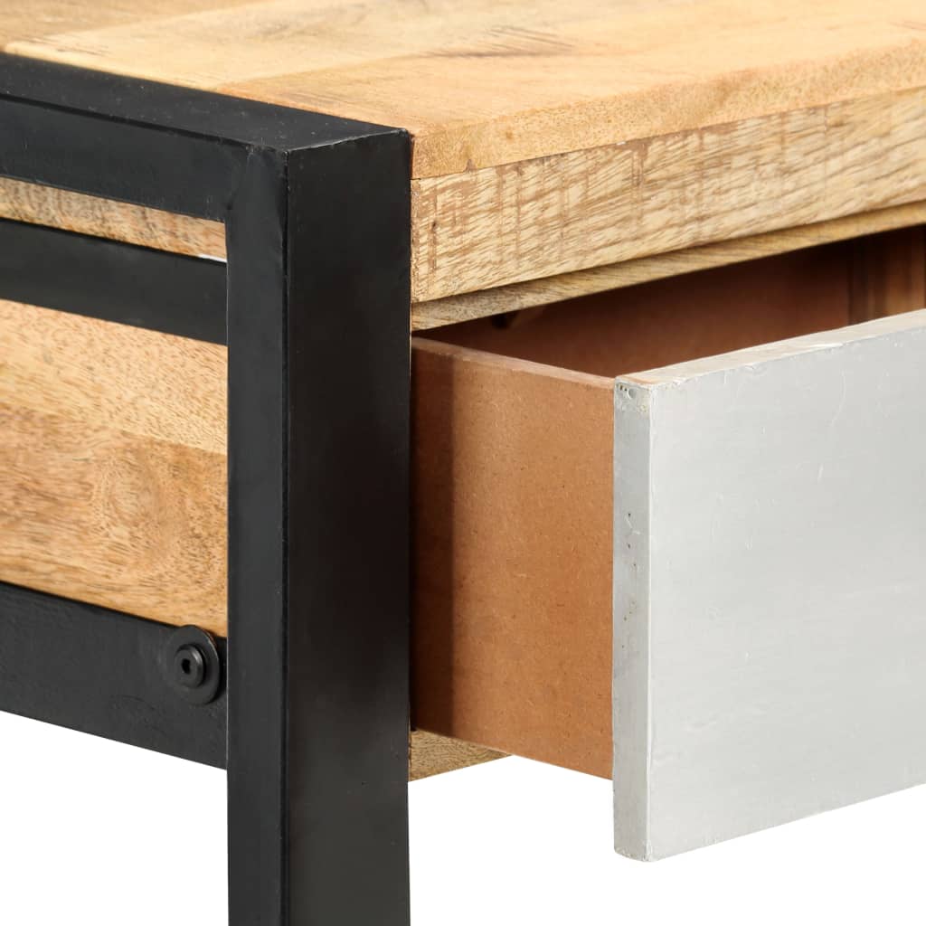 Avlastningsbord Konsollbord Trä 130x30x76 cm massivt mangoträ