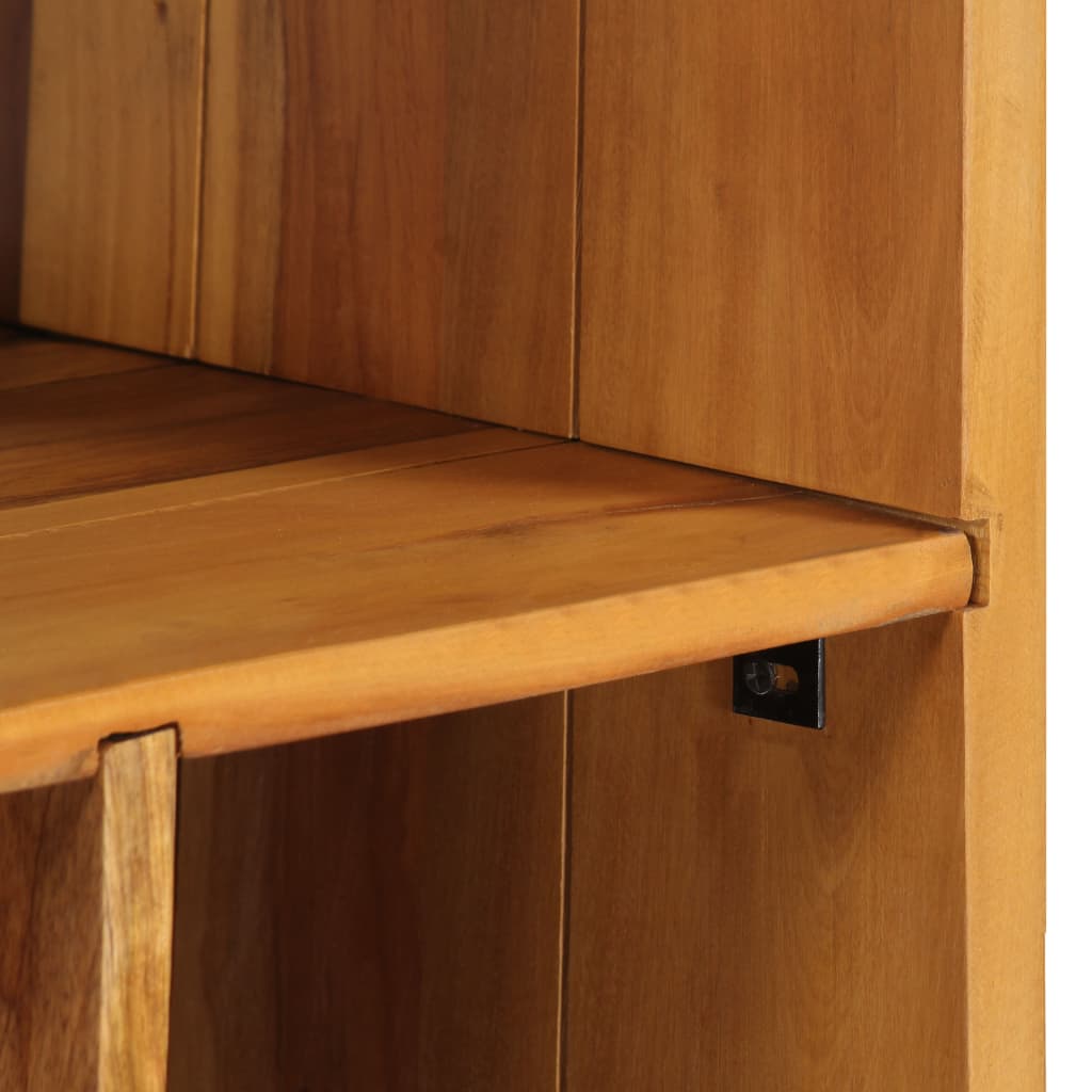 Bokhylla Trä 60x35x180 cm massivt återvunnet trä