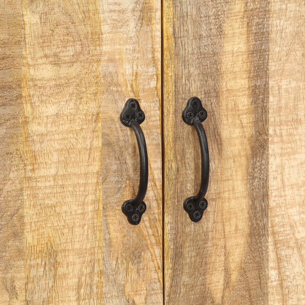 Bokhylla Trä 60x35x180 cm massivt mangoträ