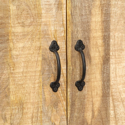 Bokhylla Trä 60x35x180 cm massivt mangoträ