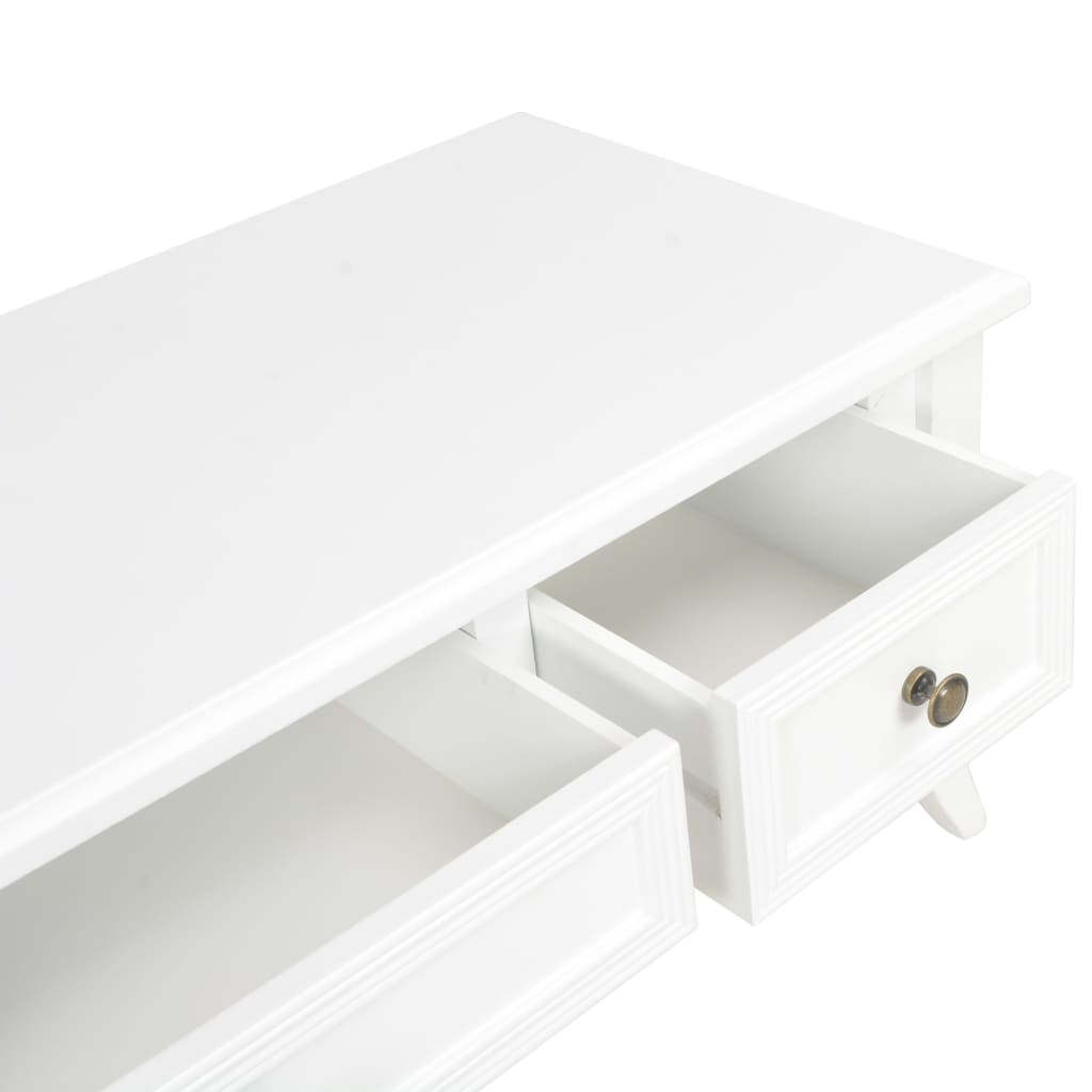 TV-Möbel Vit TV-Bänk 100x35x35 cm trä