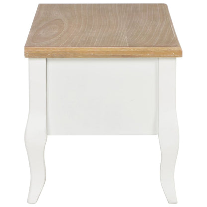 TV-Möbel Vit TV-Bänk 100x35x35 cm trä