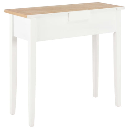 Avlastningsbord Konsollbord Vit 79x30x74 cm trä